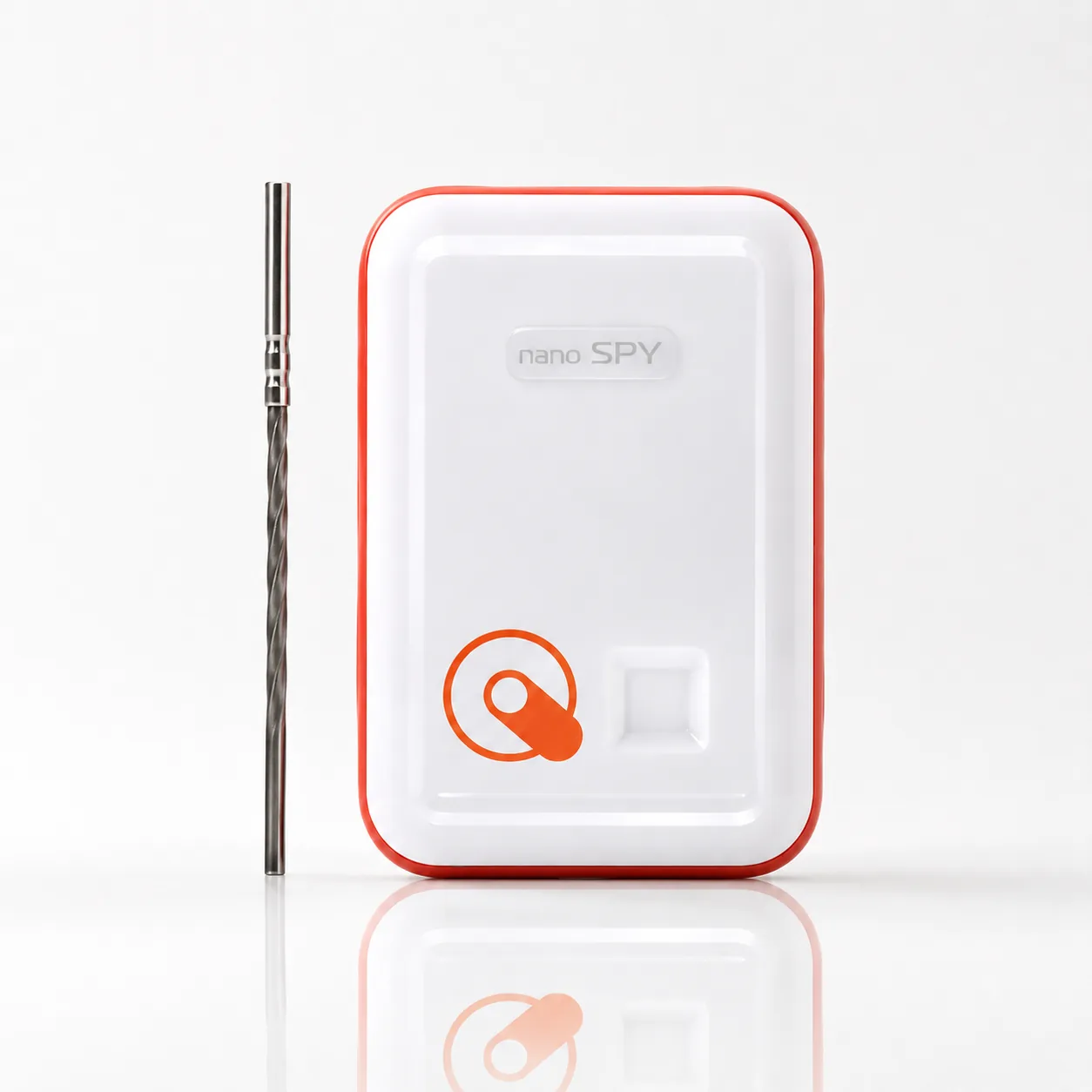 Nano SPY T3 — front view with rigid stainless steel probe for extreme temperatures